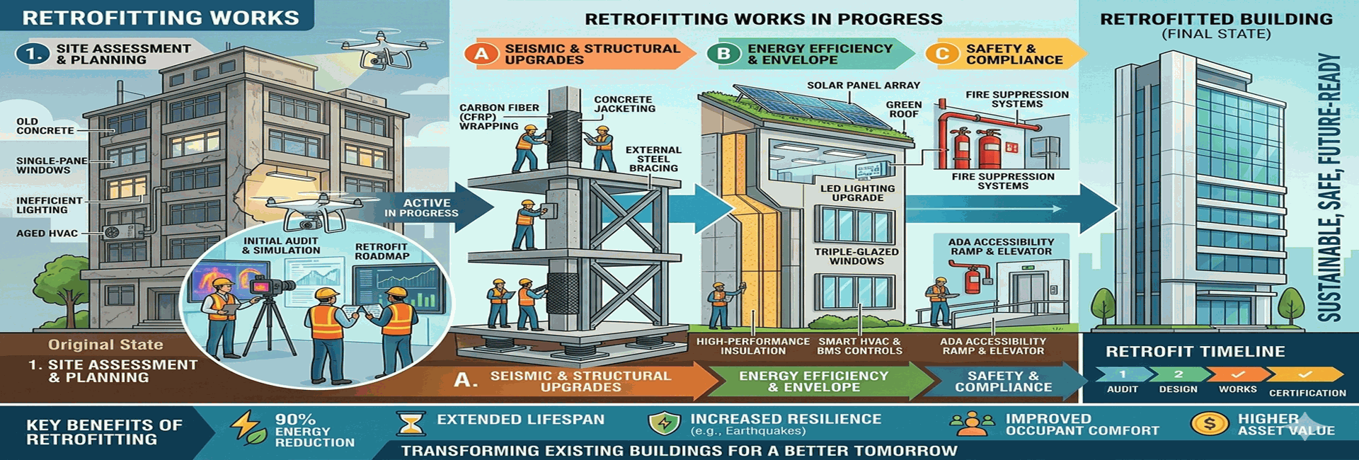 Retrofitting Works